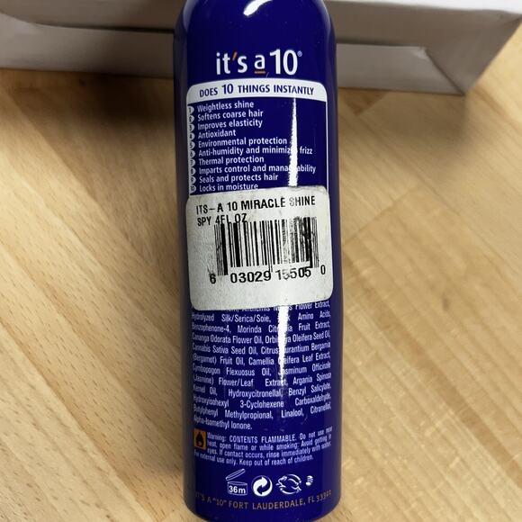 BundIe Of 3 ! It’s a 10 : 4oz : Silk Express Miracle Silk Leave-In / Shine Spray - Picture 7 of 8